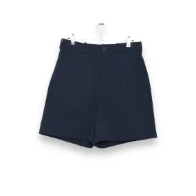 Navy Welter Shelter Pleated Shorts - Shop Now