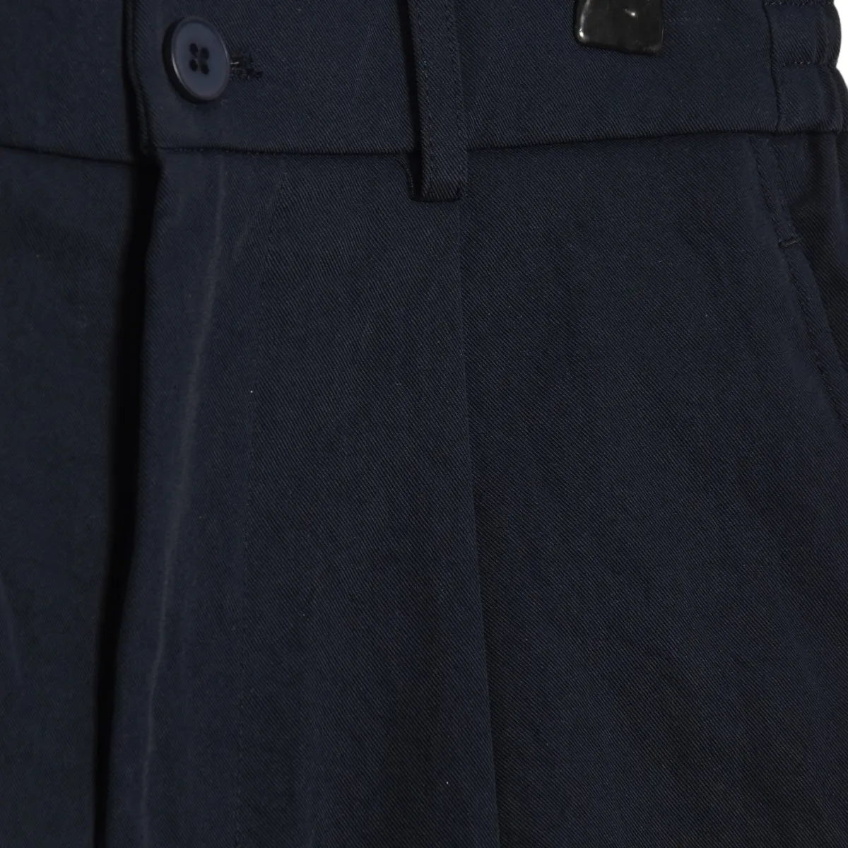 Navy Welter Shelter Pleated Shorts - Shop Now