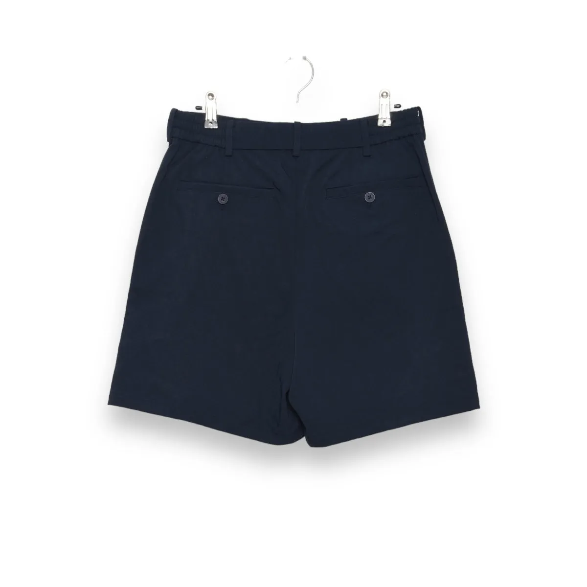 Navy Welter Shelter Pleated Shorts - Shop Now