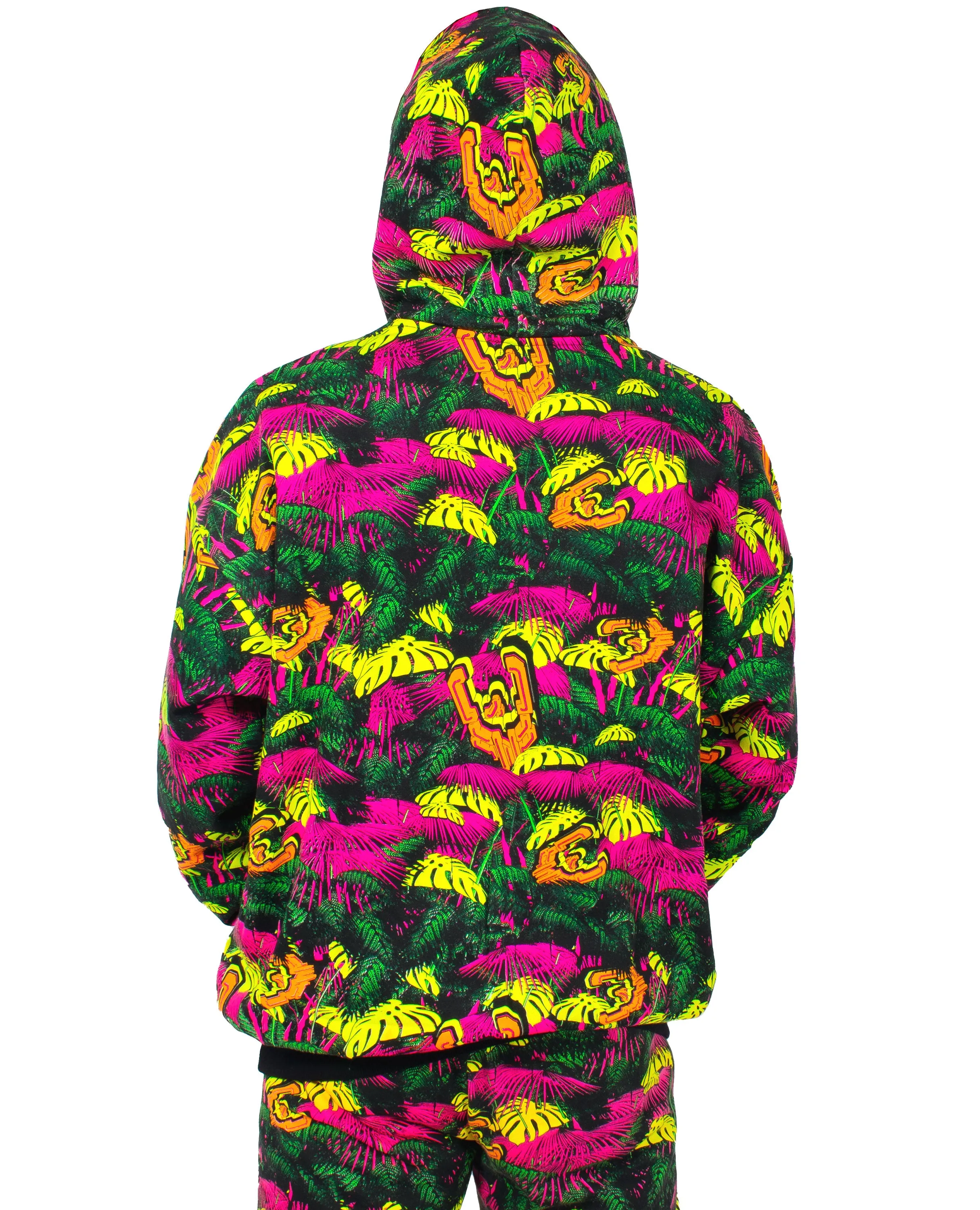 Neon Jungle Oversized Hoodie