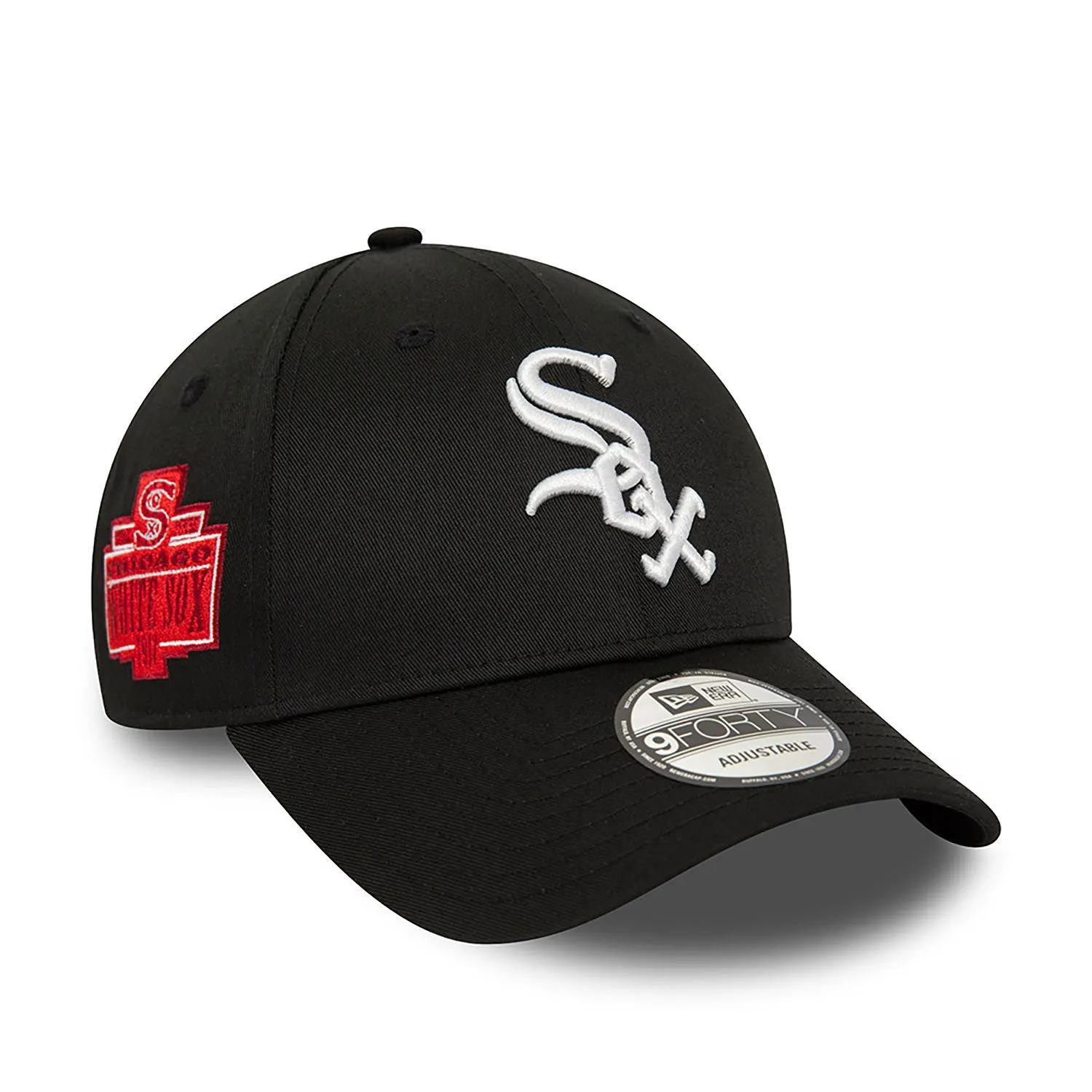 Chicago White Sox World Series Patch Black Adjustable Cap