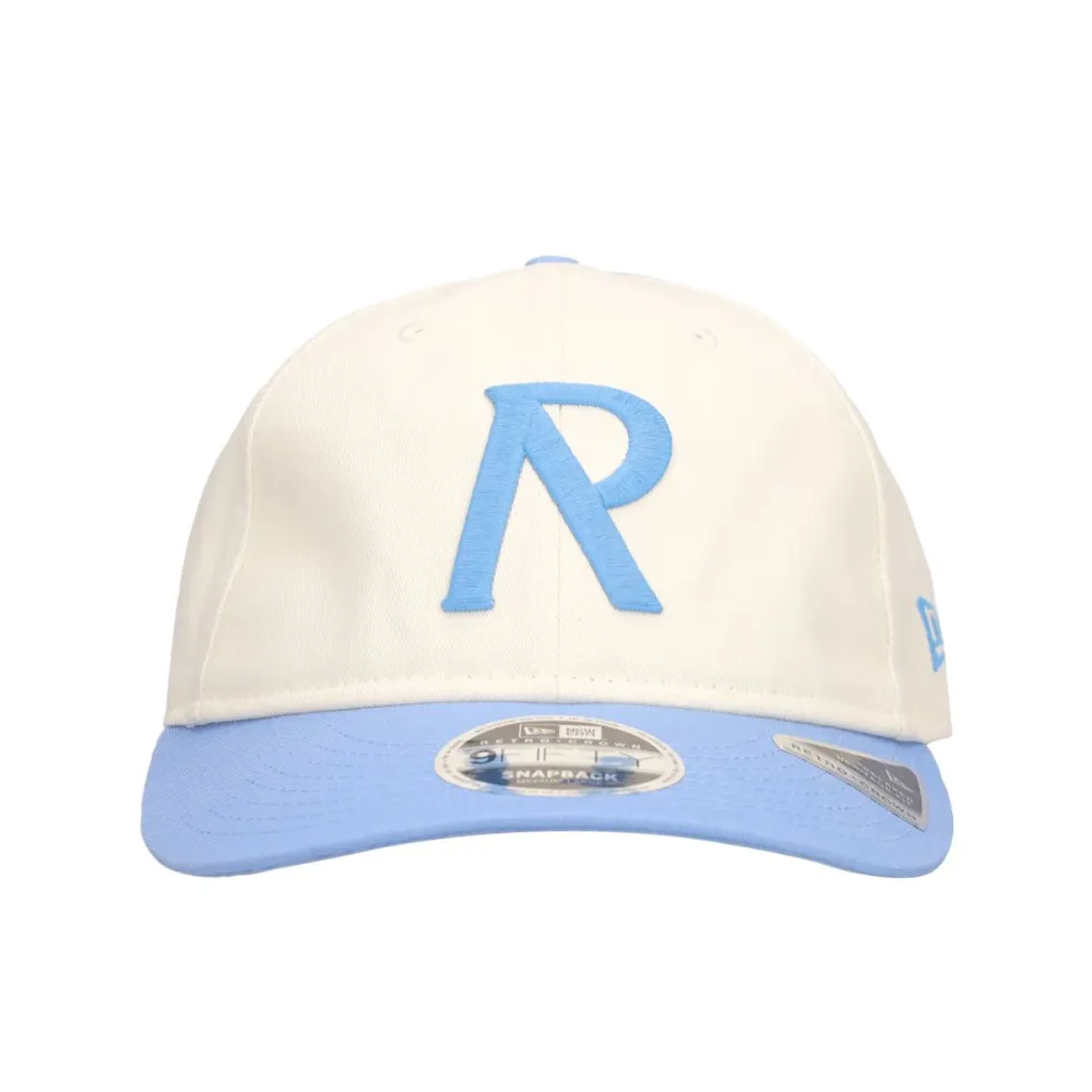 New Era Retro Crown 9FIFTY Cap Cream Blue - Shop Now