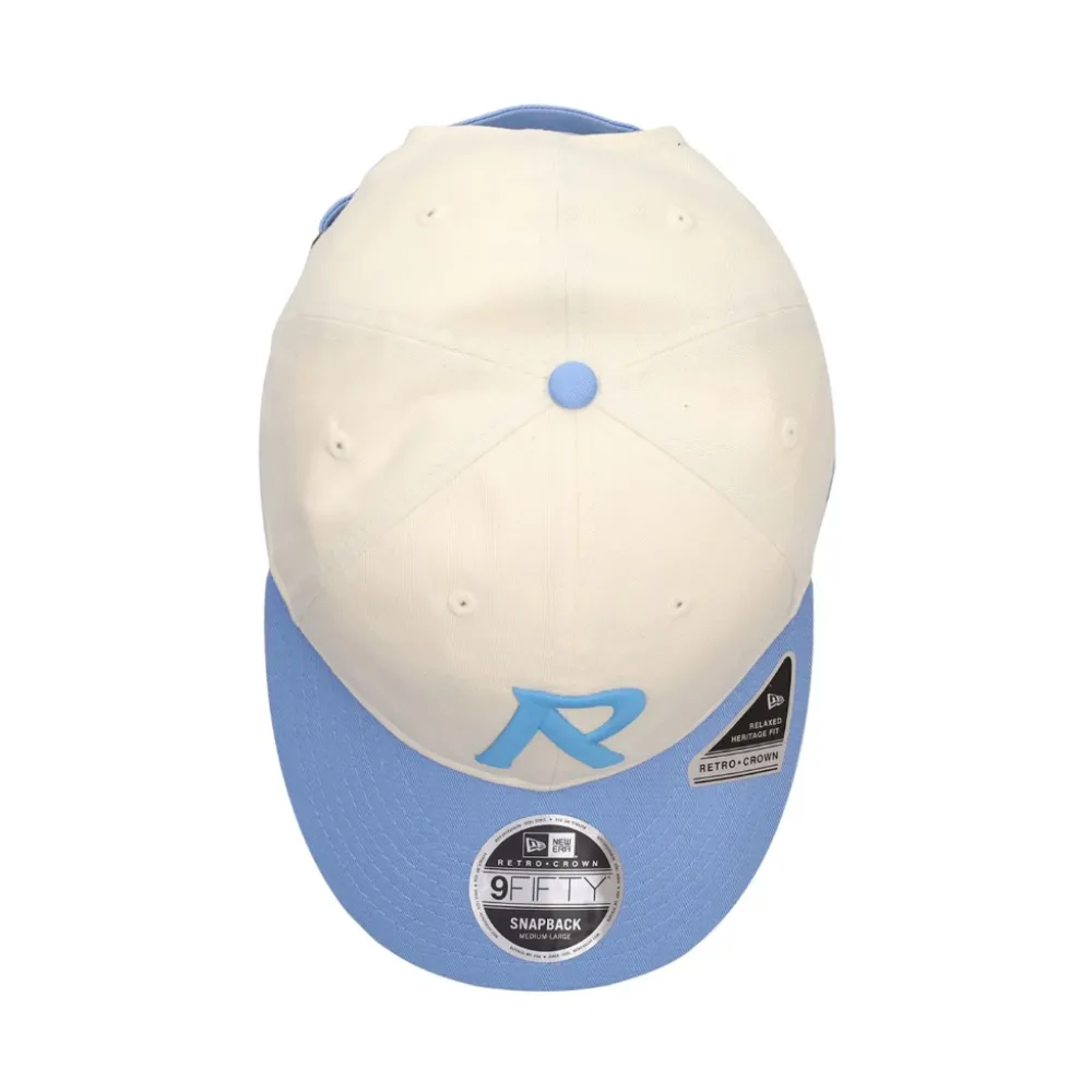 New Era Retro Crown 9FIFTY Cap Cream Blue - Shop Now