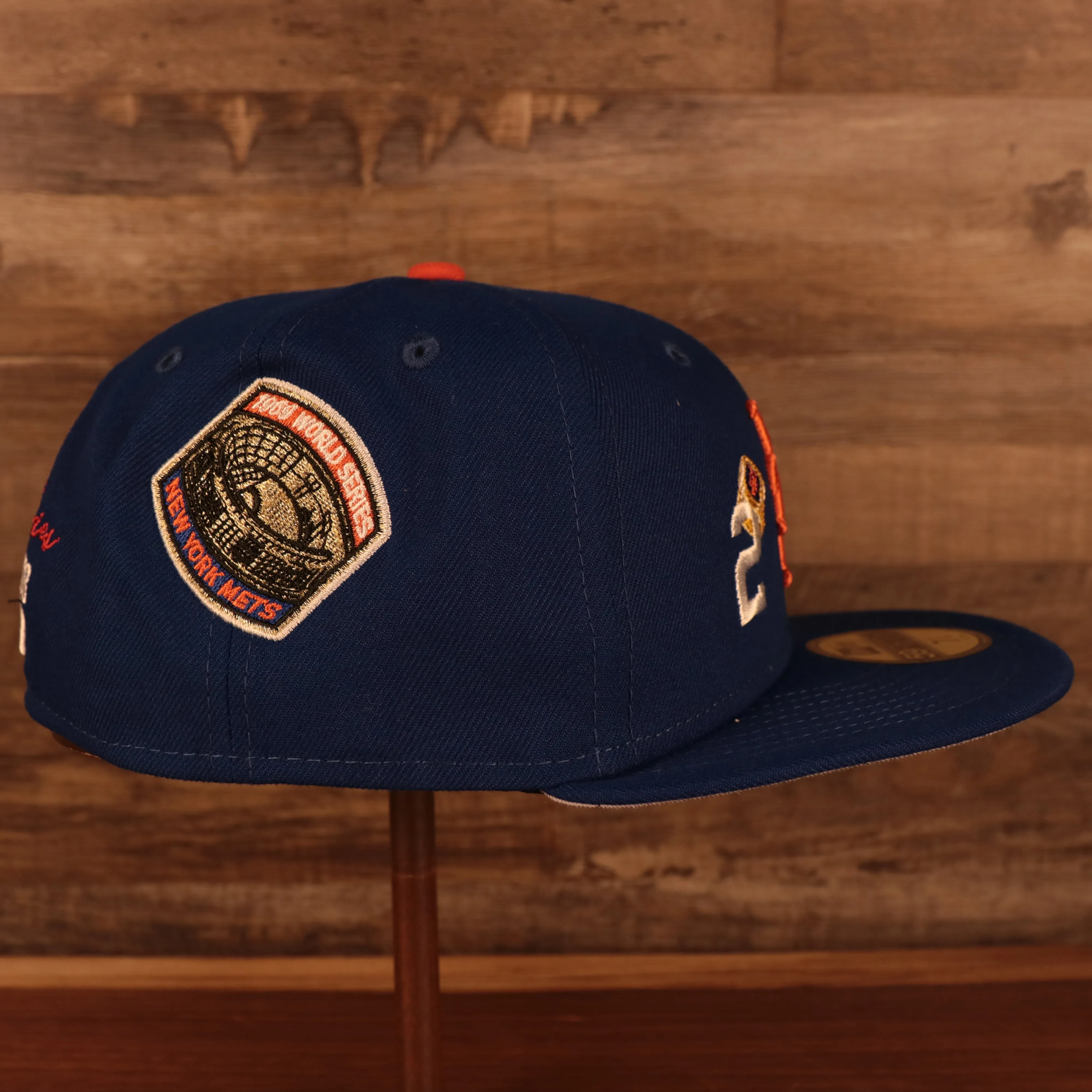 New York Mets Cooperstown Championship Rings 59FIFTY Fitted Cap