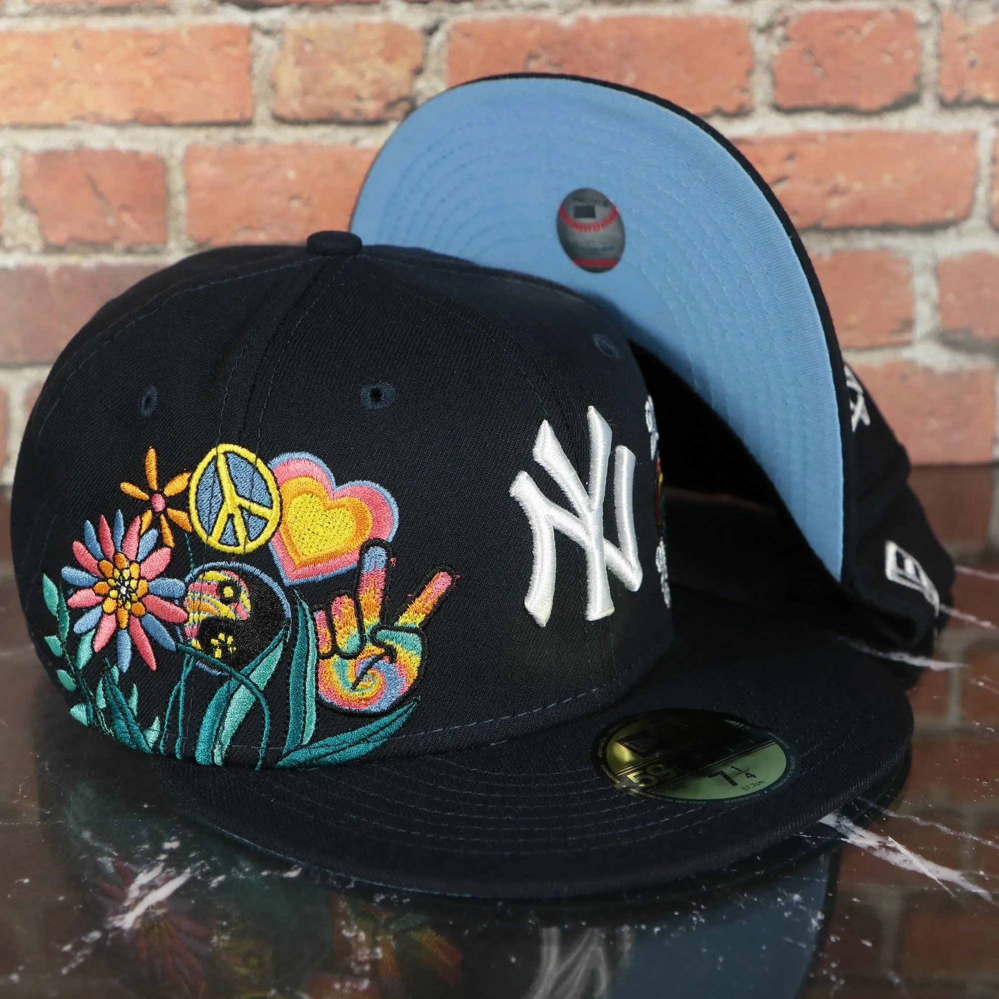 New Era Groovy Side Patch 5950 New York Yankees World Series Champions Cap