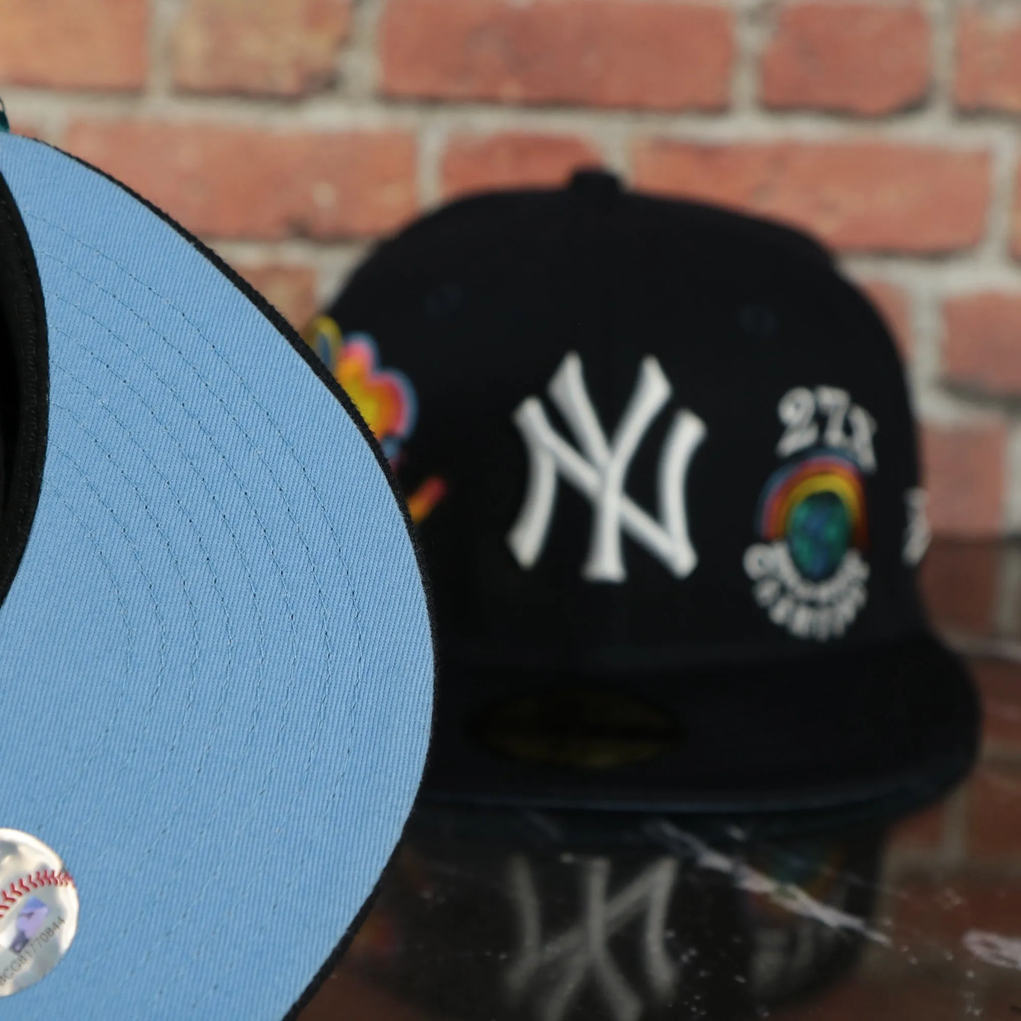 New Era Groovy Side Patch 5950 New York Yankees World Series Champions Cap