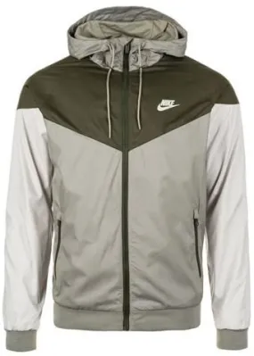 Nike Men's Windrunner Jacket in Dark Stucco/Sequoia/Light Bone - Size 2XL