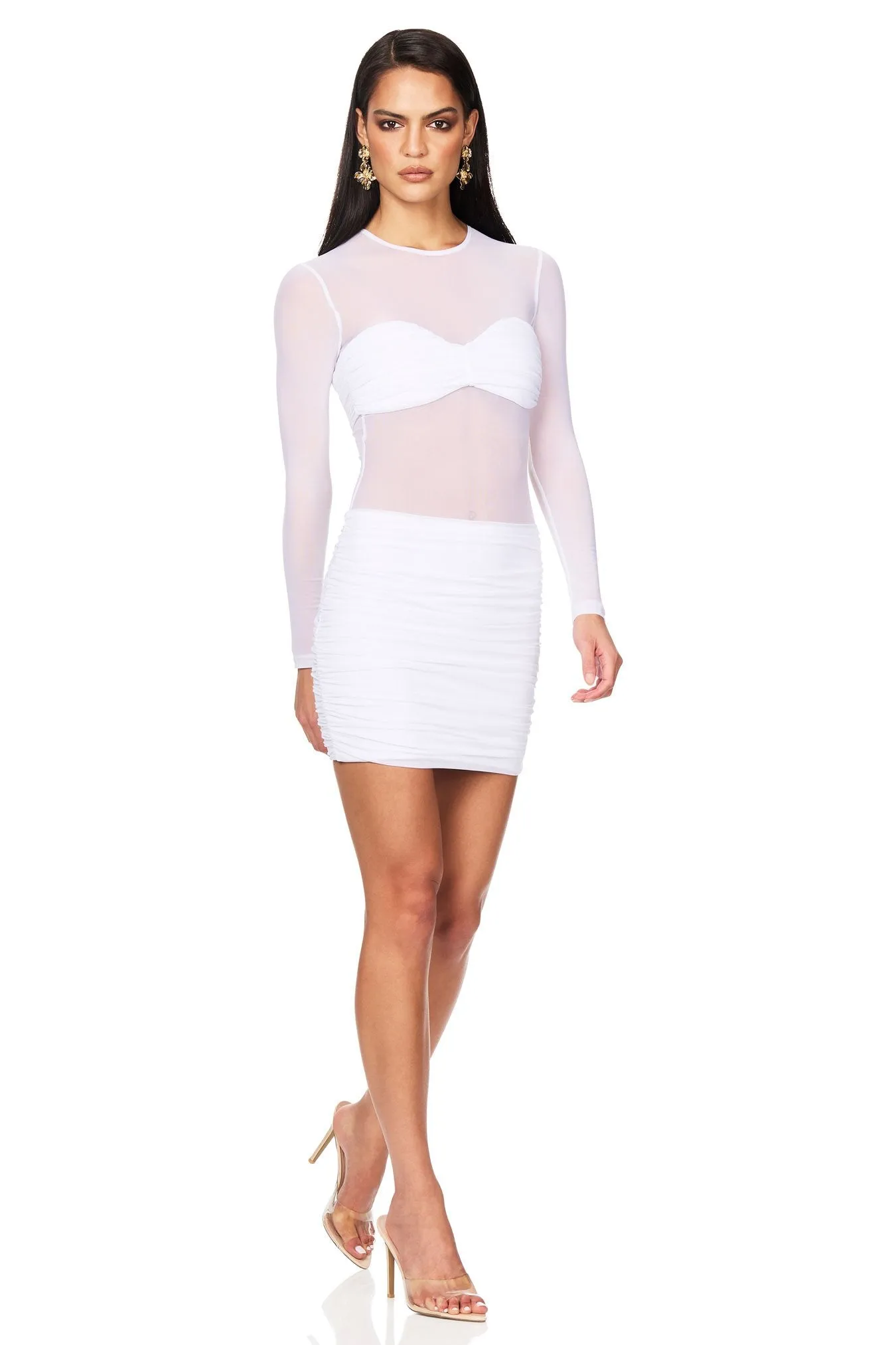 Nookie Eclipse Mini Dress White