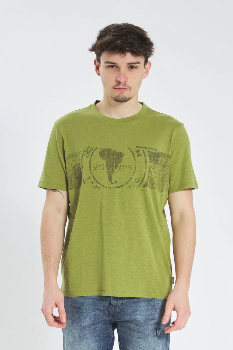 Olive Green Men's T-shirt