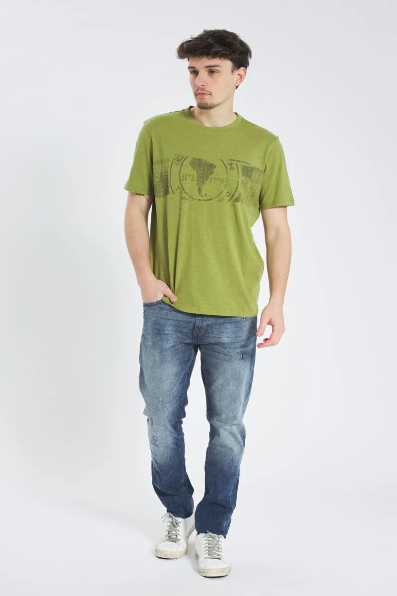 Olive Green Men's T-shirt