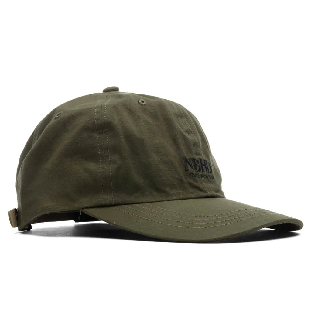 Olive Green Military Style Dad Hat