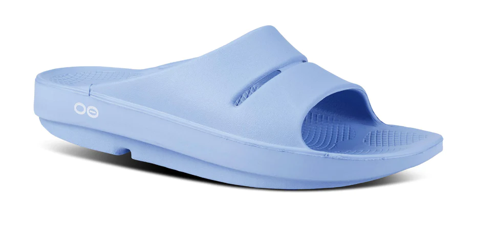 Oofos Women's Ooahh Slide Sandals Neptune Blue