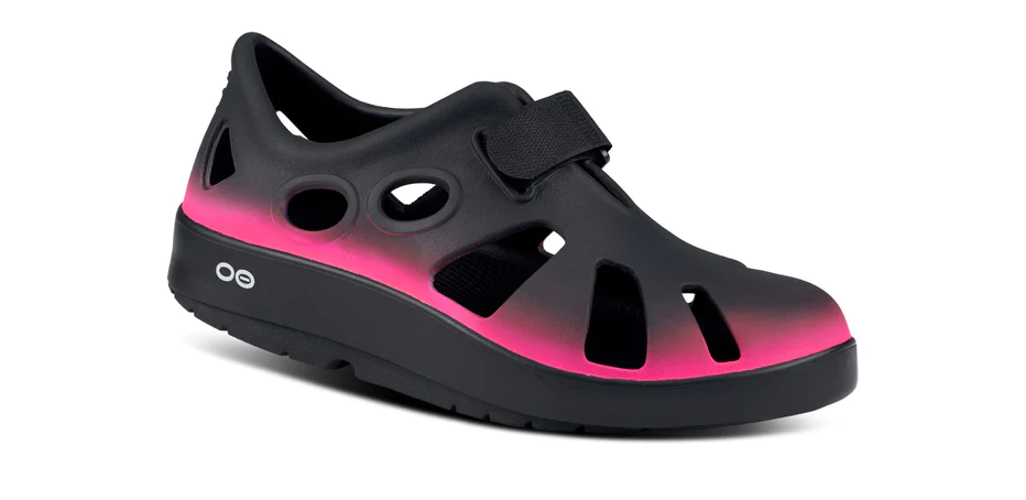 Oofos Women's Slip-On Sandals in Pink