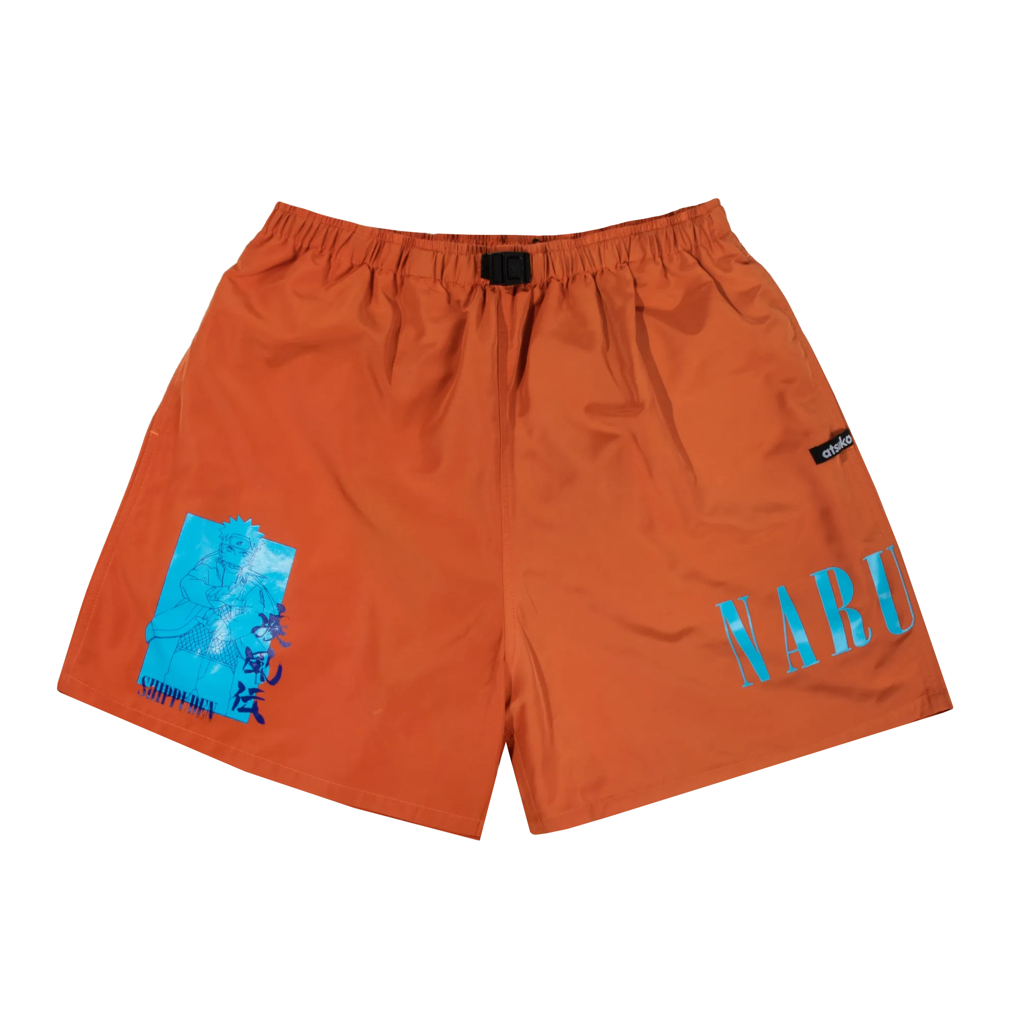 Orange Belted Naruto Shorts