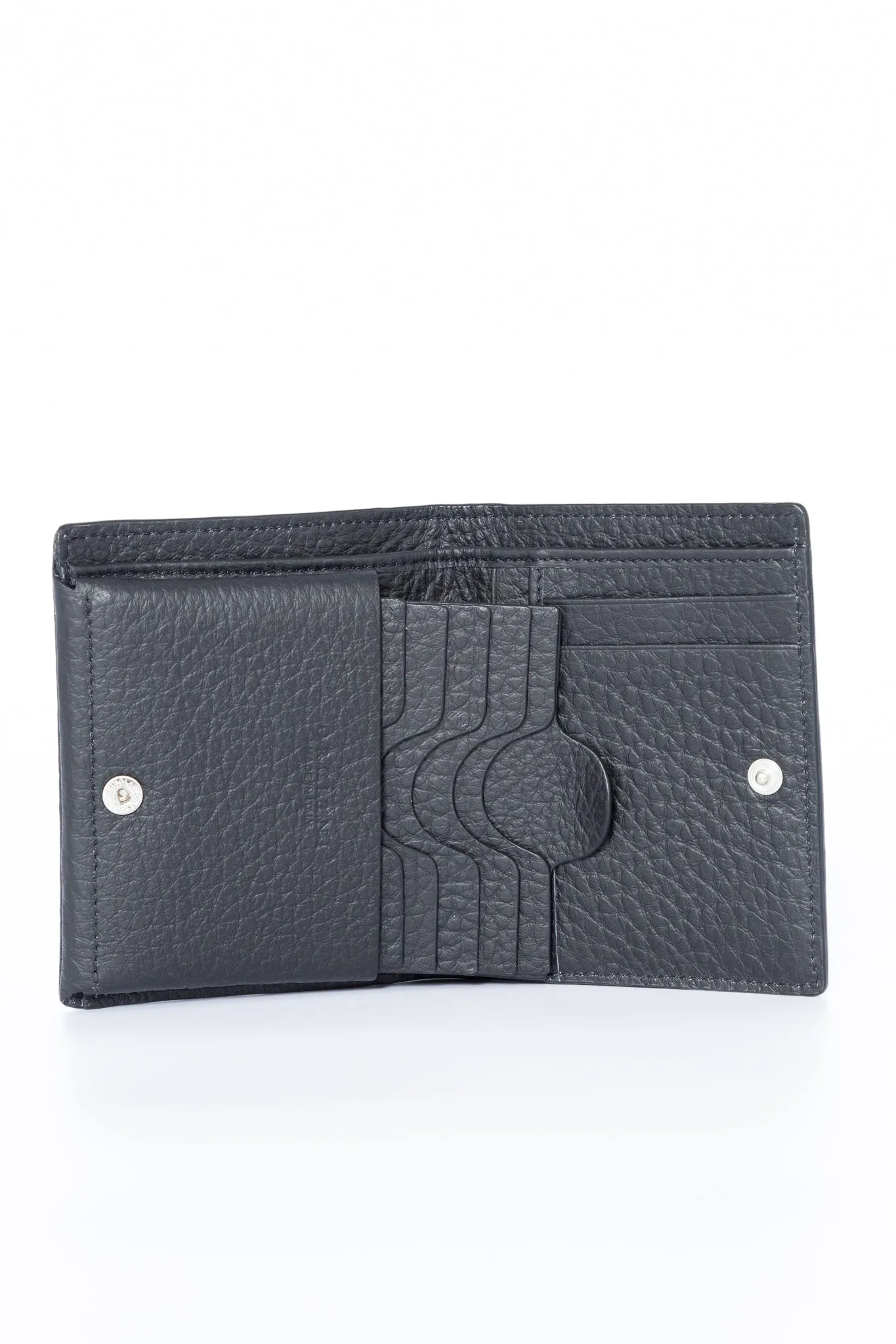 Orciani Leather Wallet Black Women