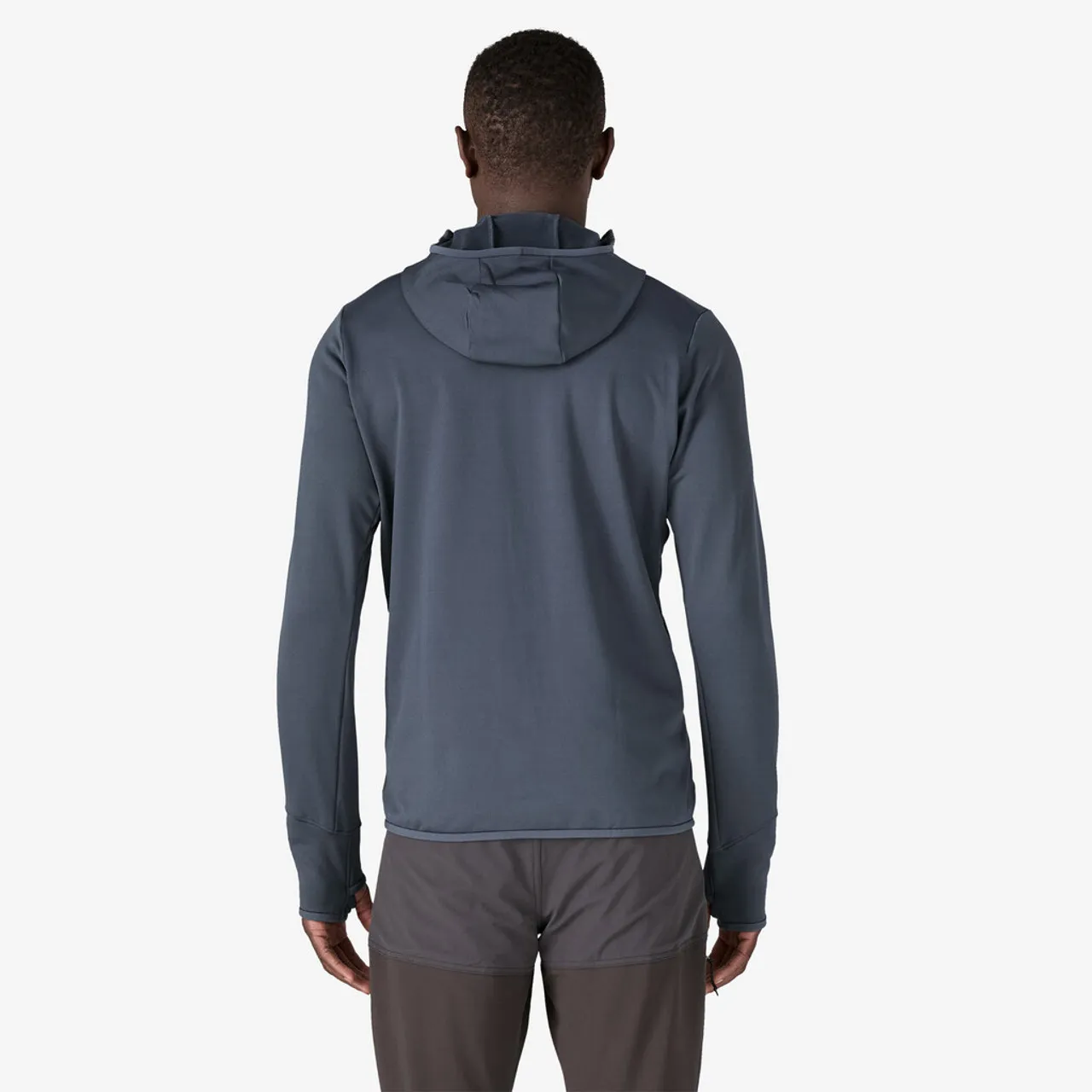 Patagonia Men's R1 Full-Zip Hoody in Smolder Blue