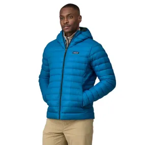 Patagonia Men's Down Sweater Hoody in Endless Blue