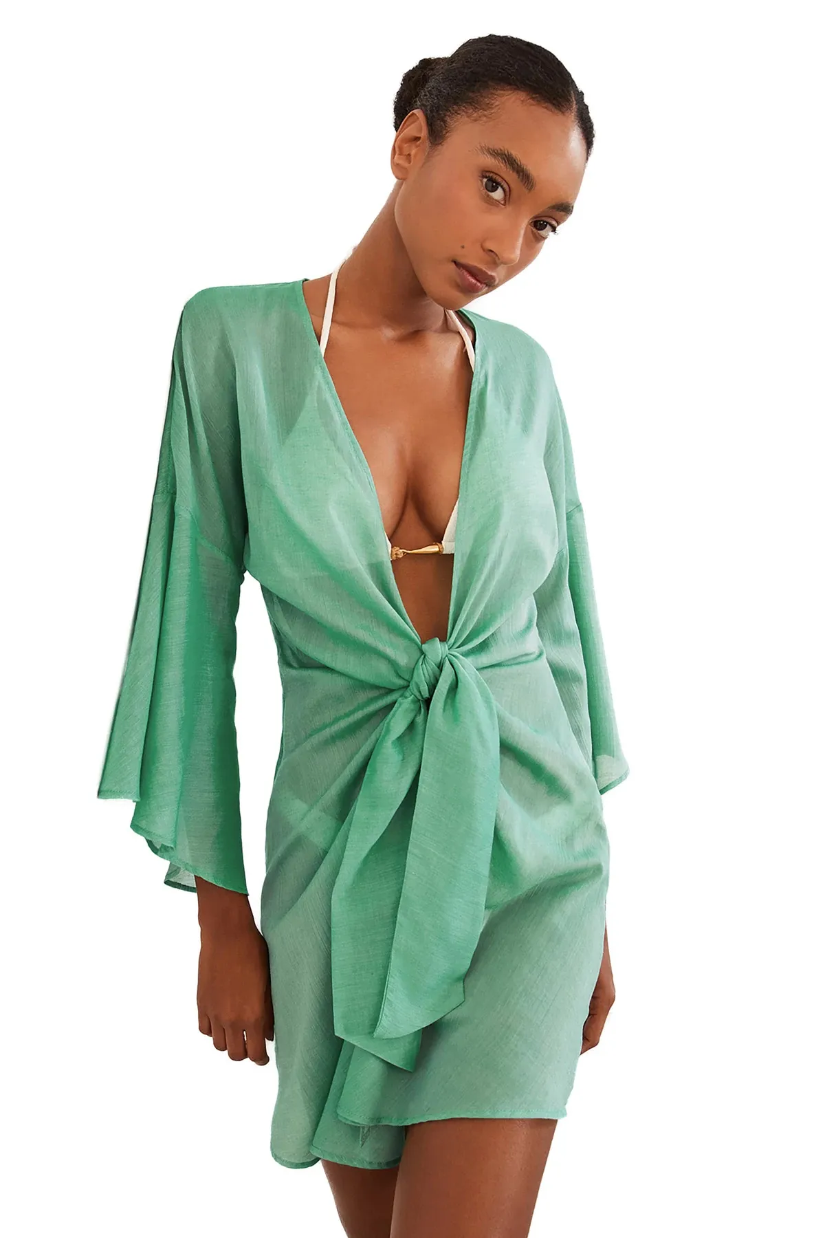 Stylish Perola Knot Cover Up Dress for Sale