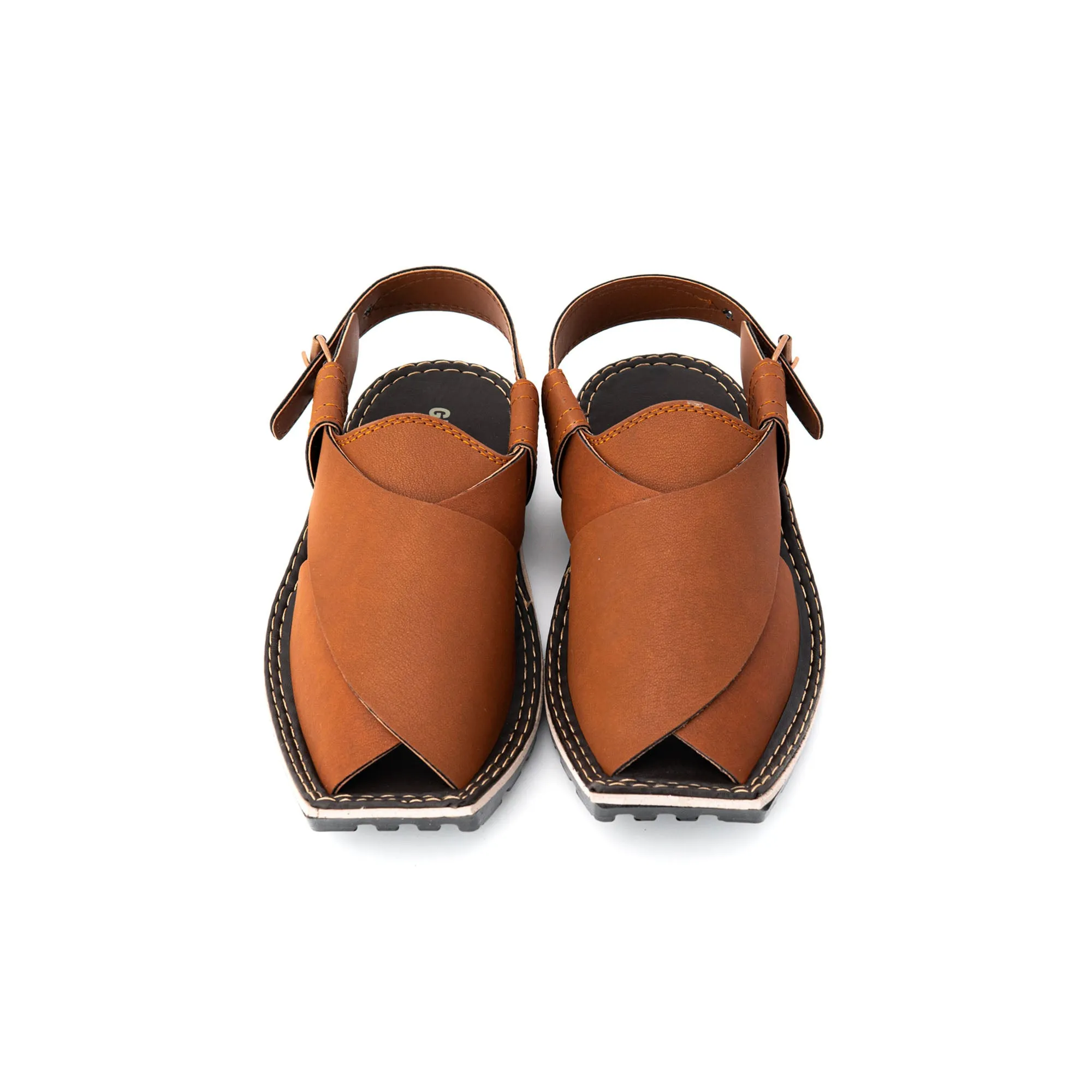 Peshawari Chappal made of PU Leather (H15)