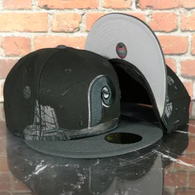 Philadelphia Phillies New Era Black on Black 5950 Cap