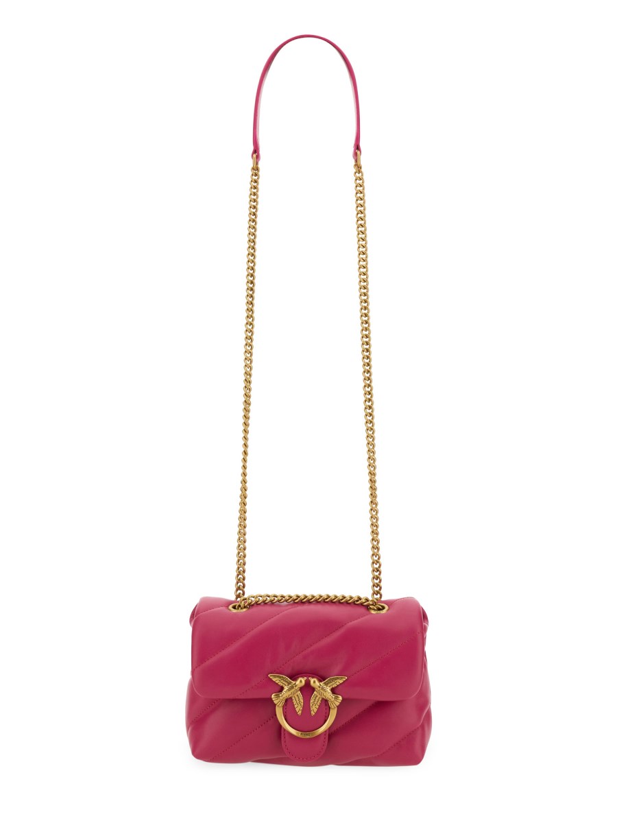 PINKO LOVE PUFF MINI NAPPA LEATHER BAG