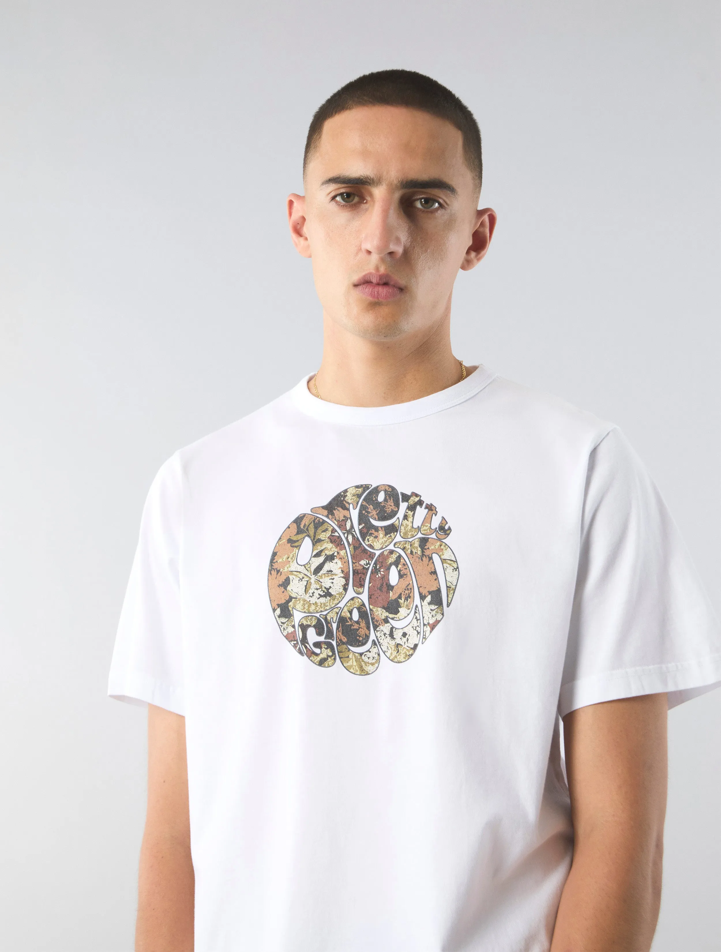 Prestleigh Floral Logo T-shirt