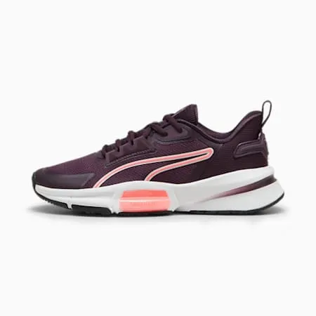 PUMA PWRFrame TR 3 Training Shoes Women Midnight Plum Vapor Gray Sunset Glow