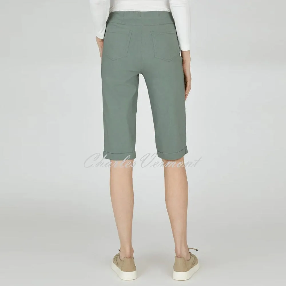 Robell Bella Bermuda Shorts 51625-5499-881 Ivy Green