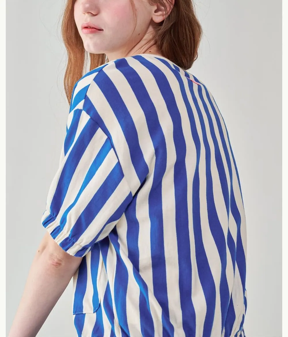 Stripes Heart Street Style Logo Cardigans from RONRON