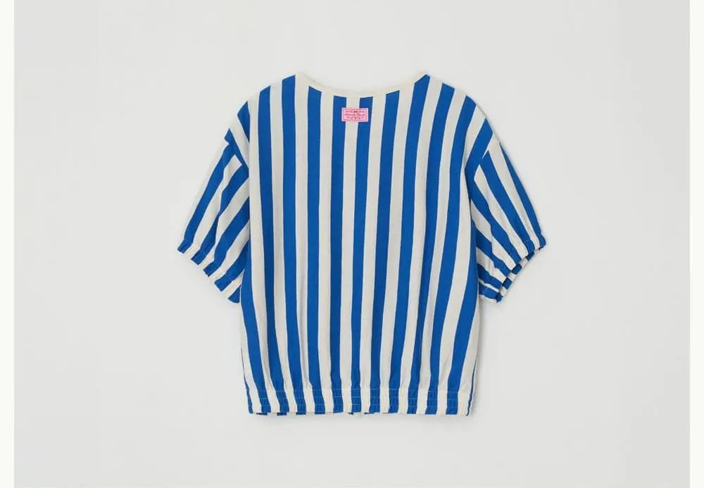 Stripes Heart Street Style Logo Cardigans from RONRON