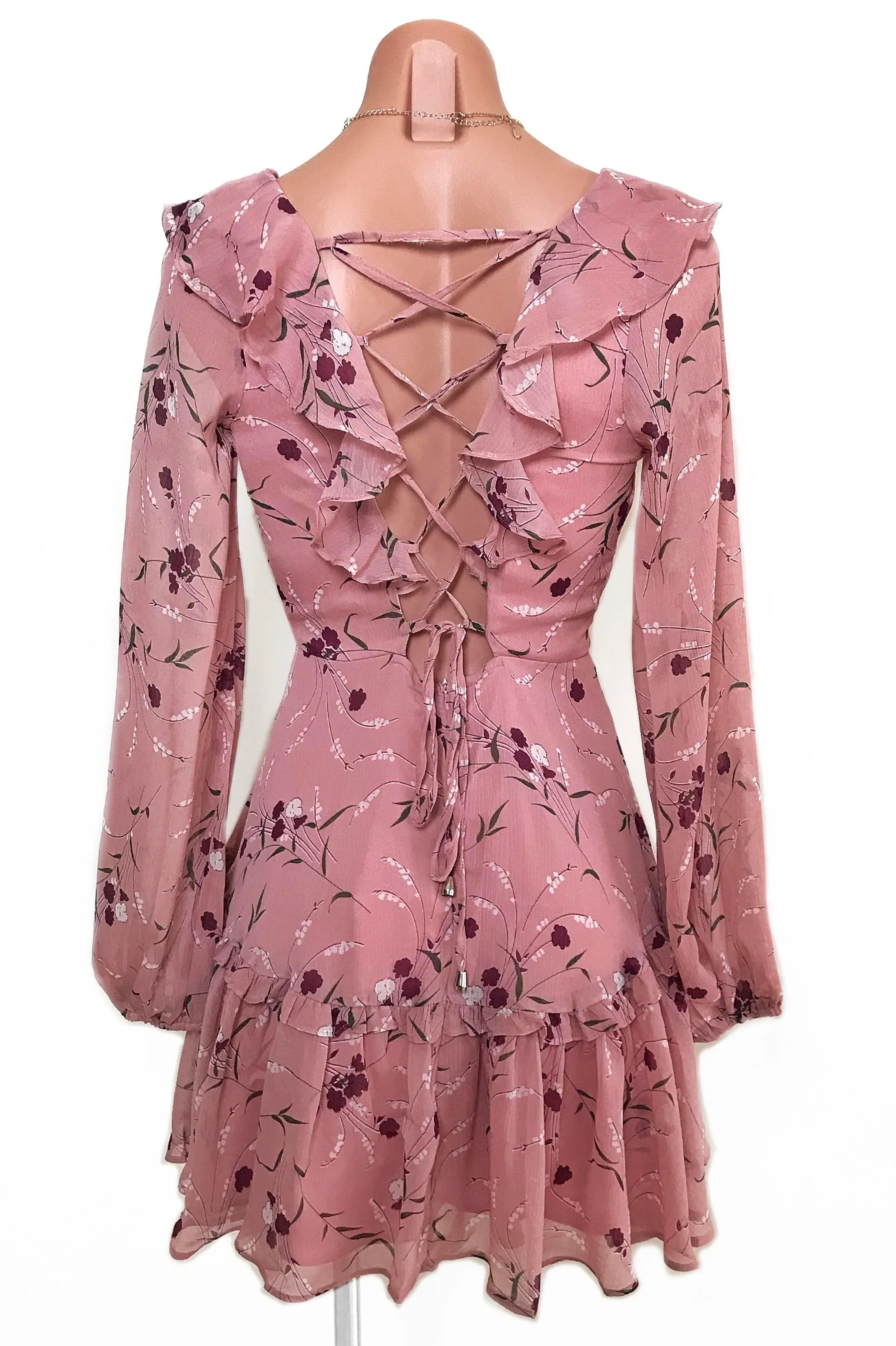 Rose Embroidered Donna Dress