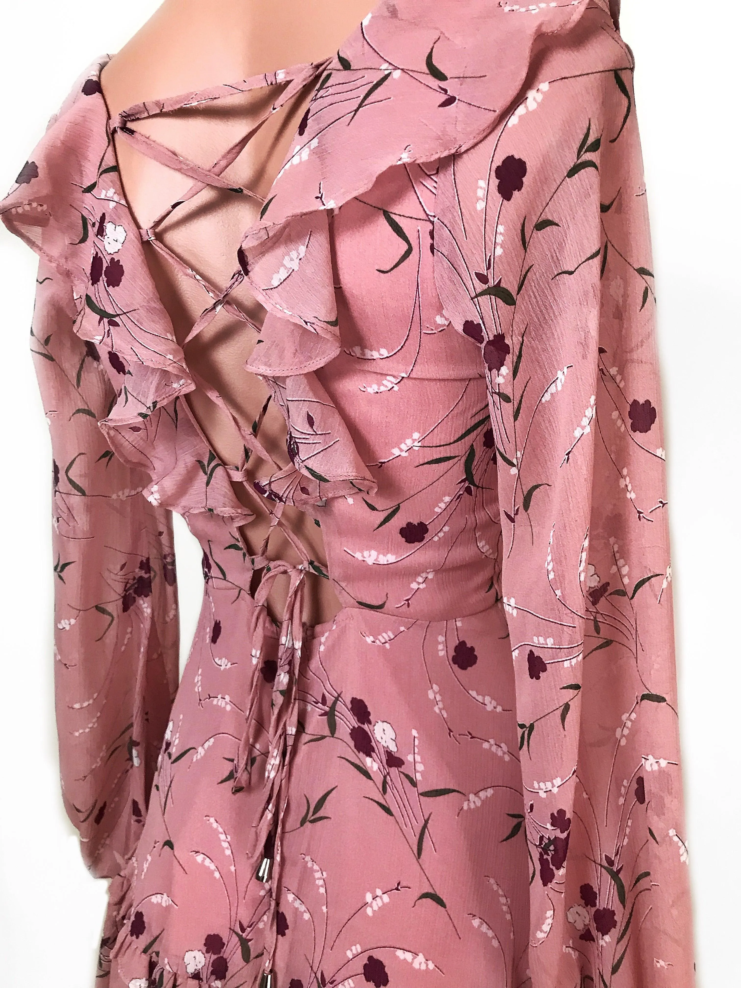 Rose Embroidered Donna Dress