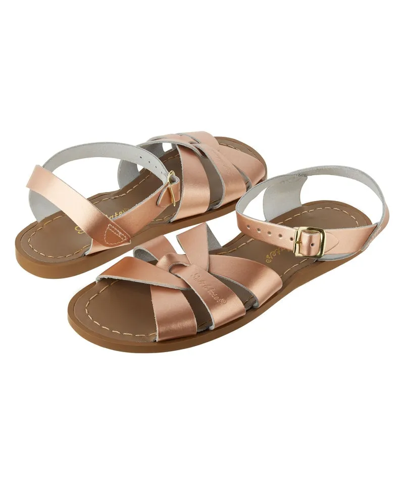 Rose Gold Salt-Water Sandals for Adults