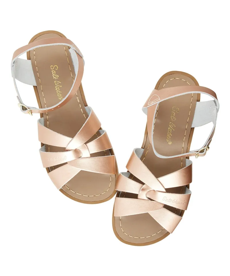 Rose Gold Salt-Water Sandals for Adults