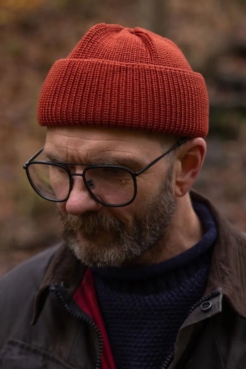 Rustic Merino Bifold Watch Cap