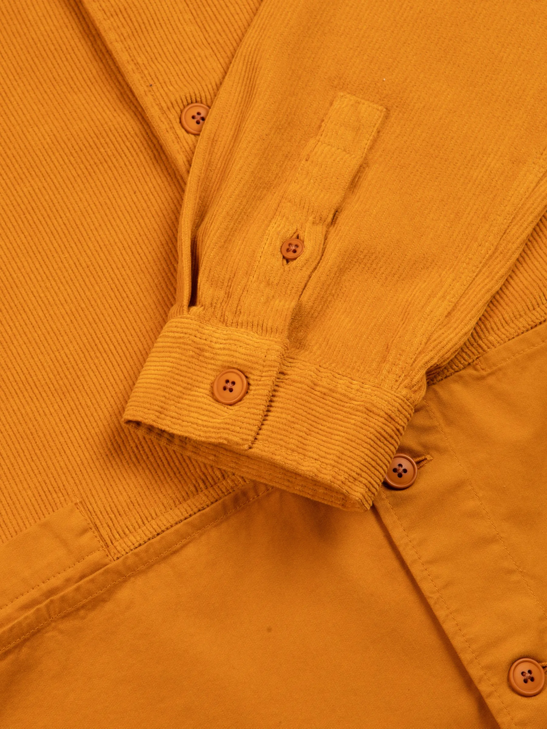 Saffron Cord / Twill Blend Rosyth Overshirt