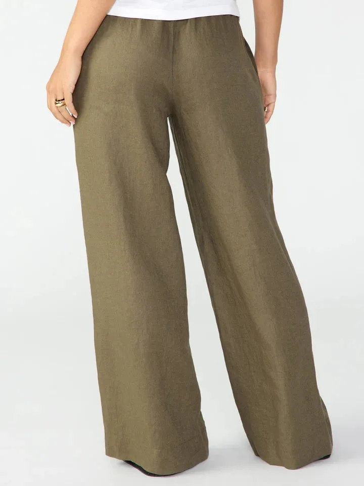 Sanctuary Wide Leg Smocked Pant