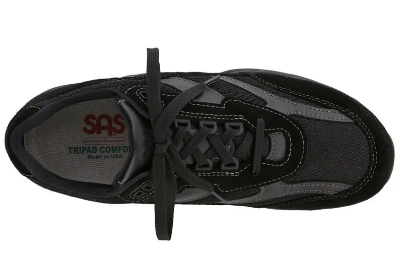 SAS Journey Mesh Lace Up Sneaker Black