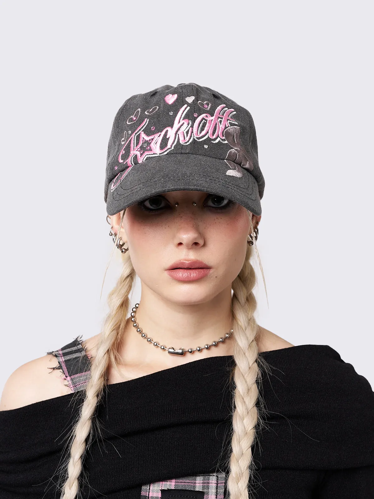 Rhinestone Baseball Cap for Women