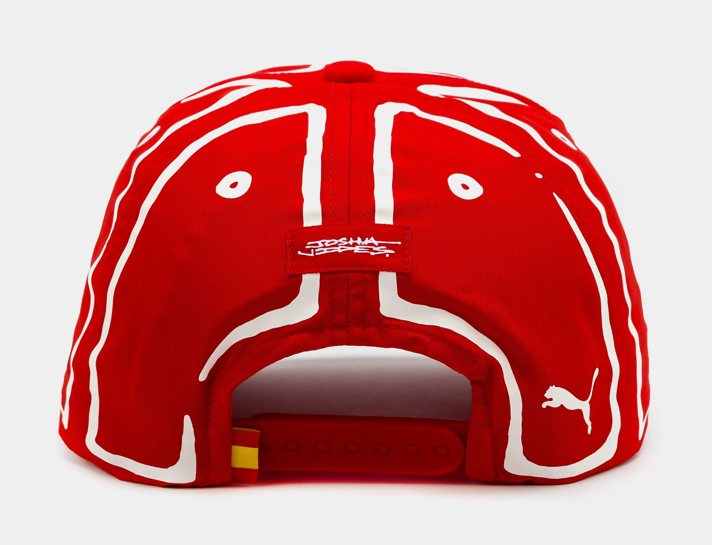 Scuderia Ferrari Replica Sainz Baseball Cap Red White Men's Hat