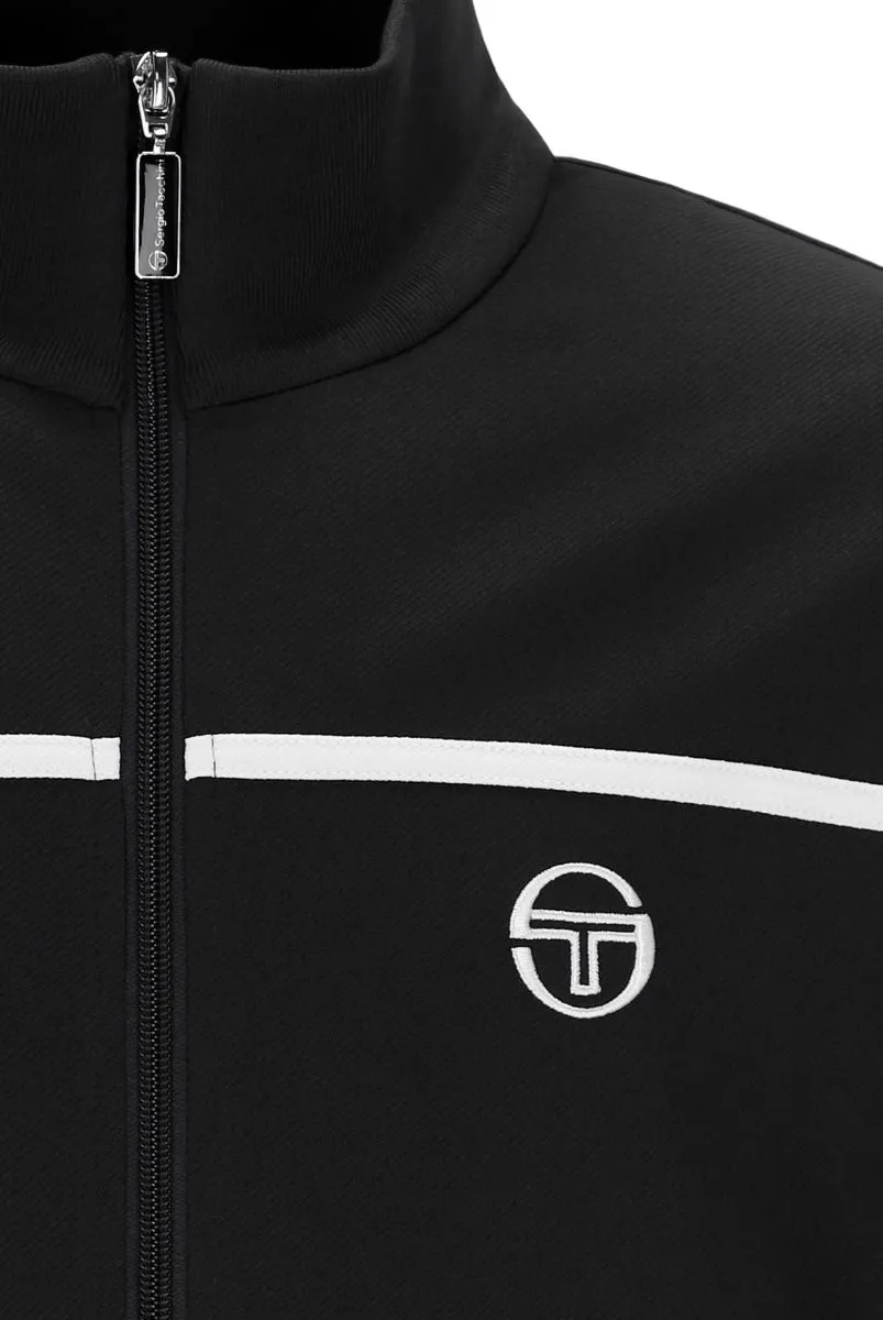 Sergio Tacchini Black White Damarindo Track Jacket