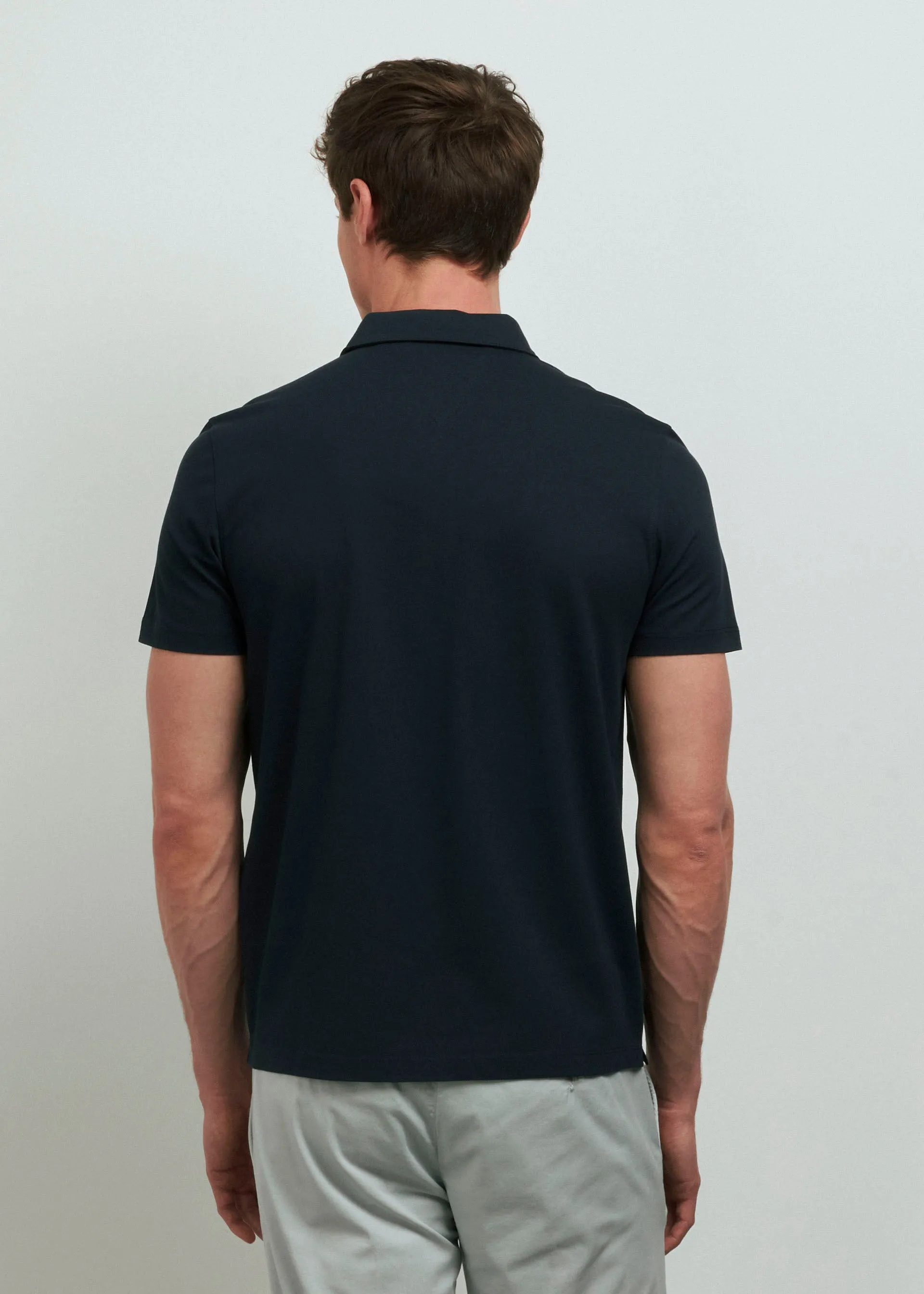 Shirted collar polo