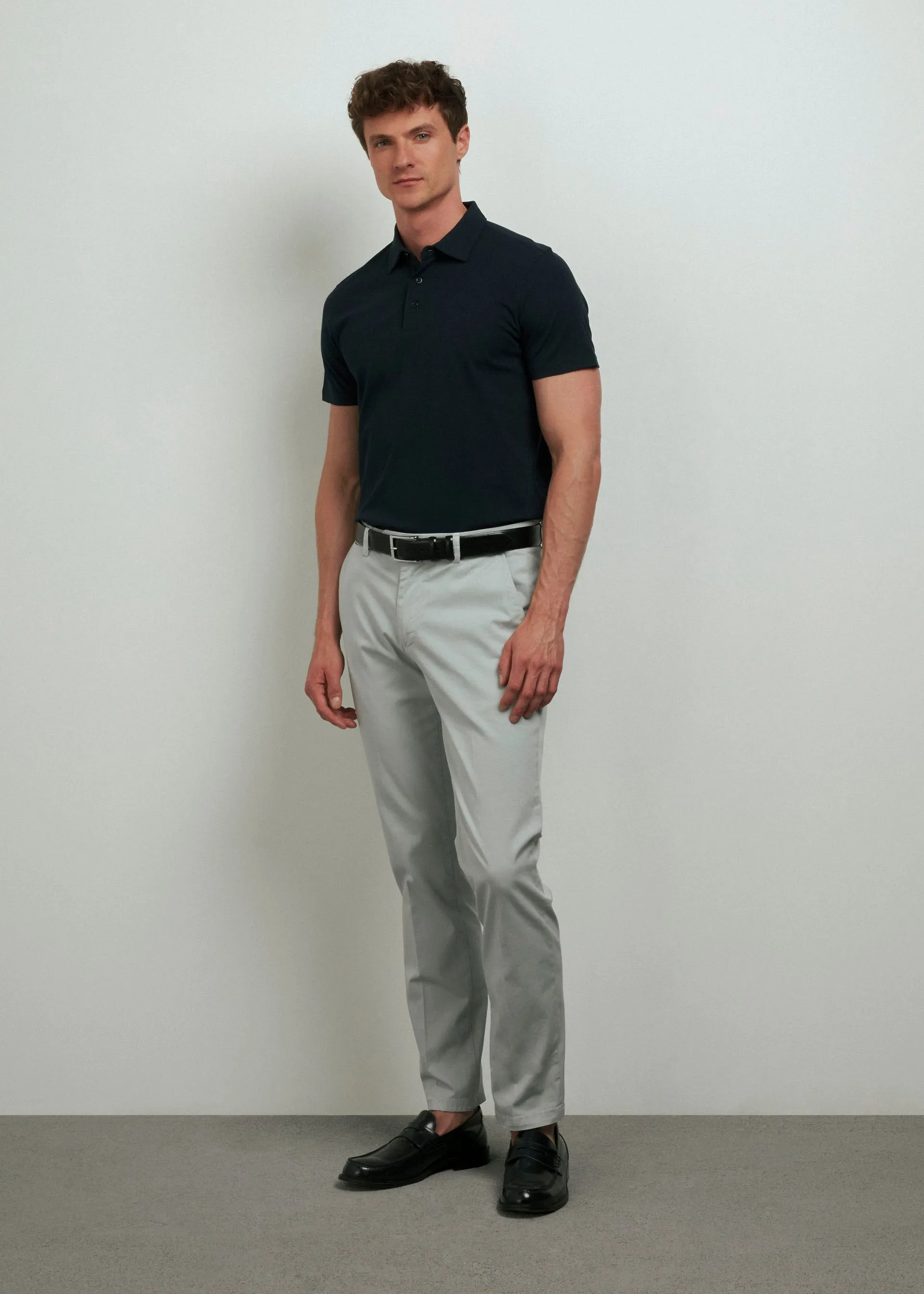 Shirted collar polo