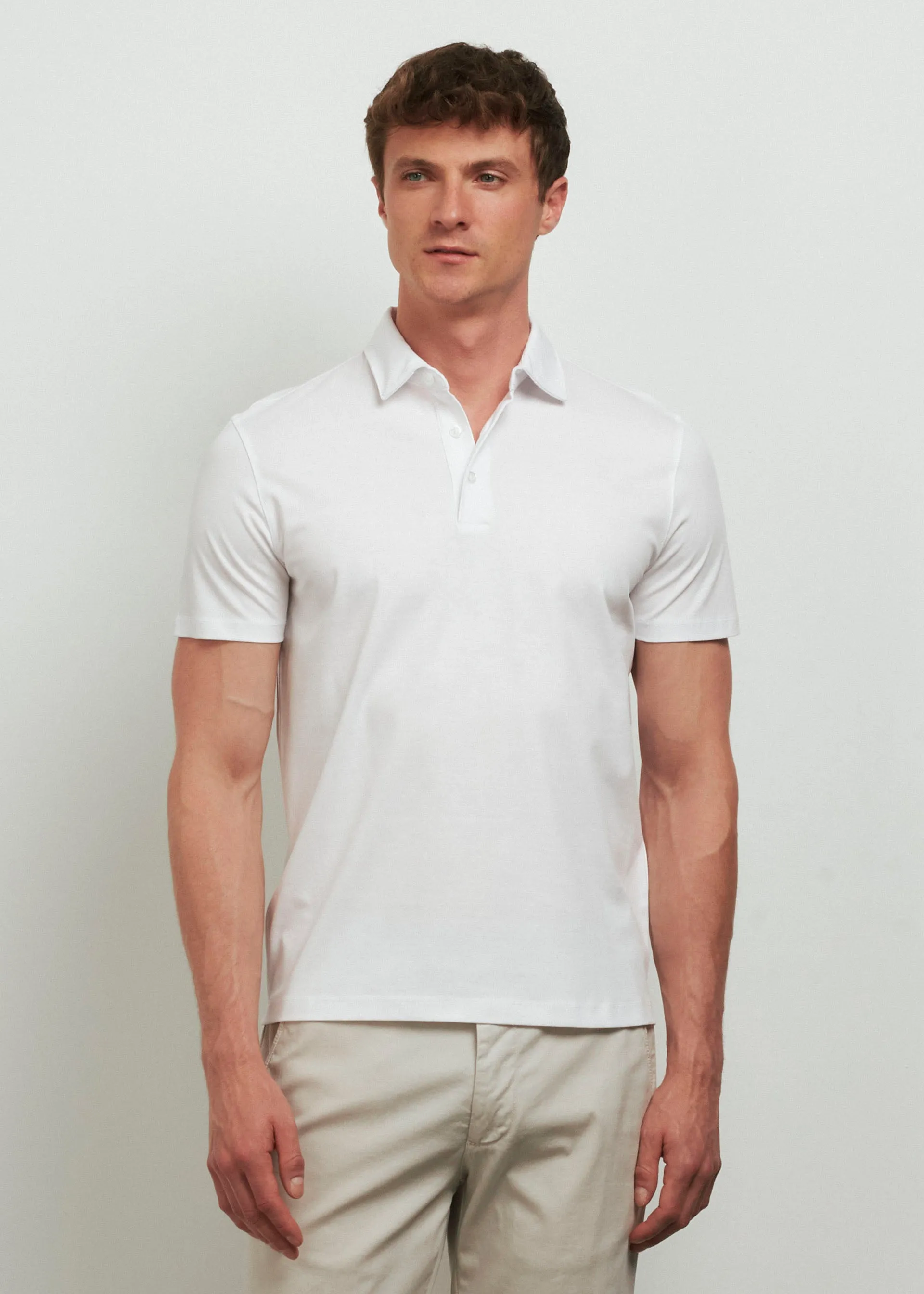 Shirted collar polo