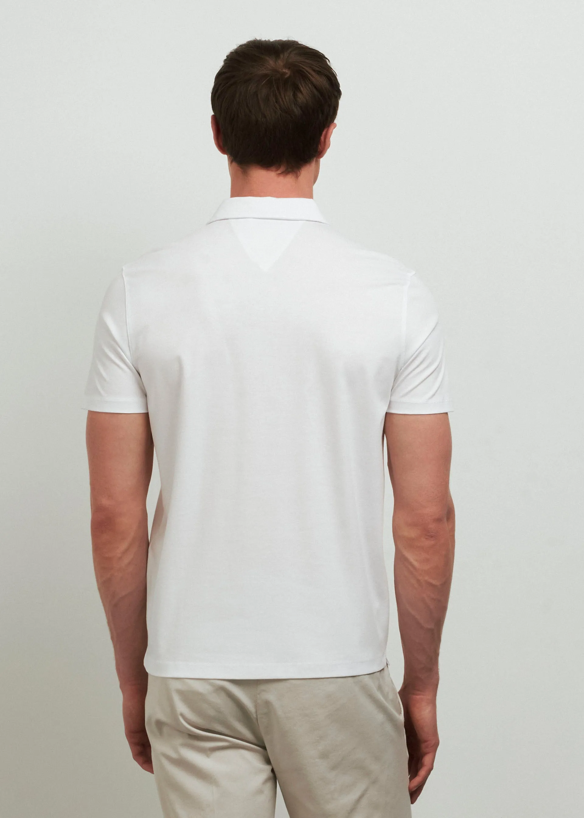 Shirted collar polo