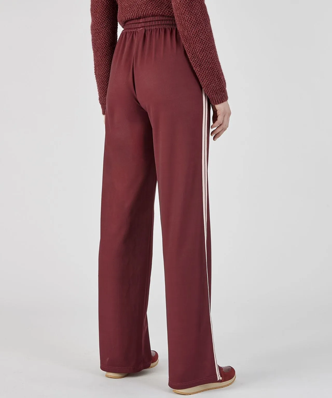 Wide-leg Trousers with Side Stripe for a Fashion Forward Look