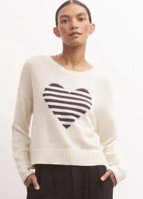 Sienna Heart Sweatshirt by Z Supply