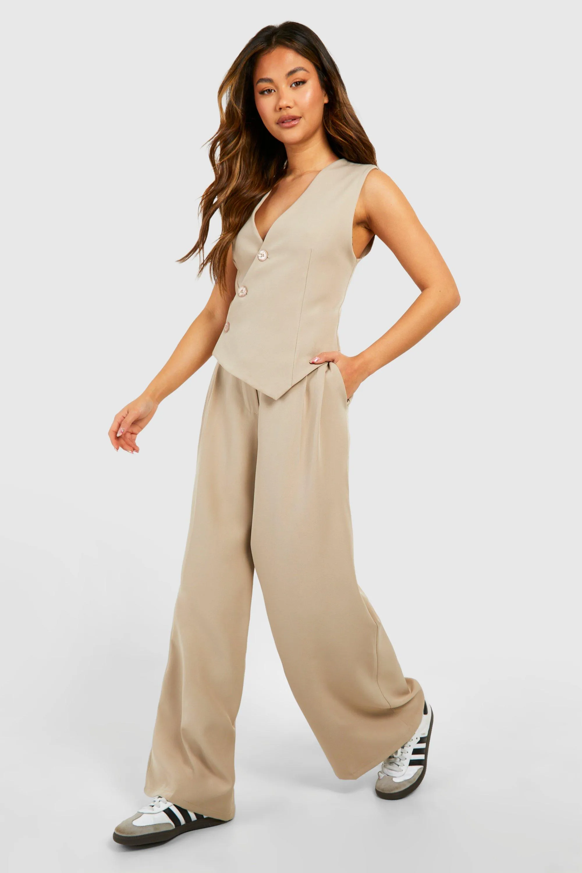 Slouchy Low Rise Boyfriend Trousers