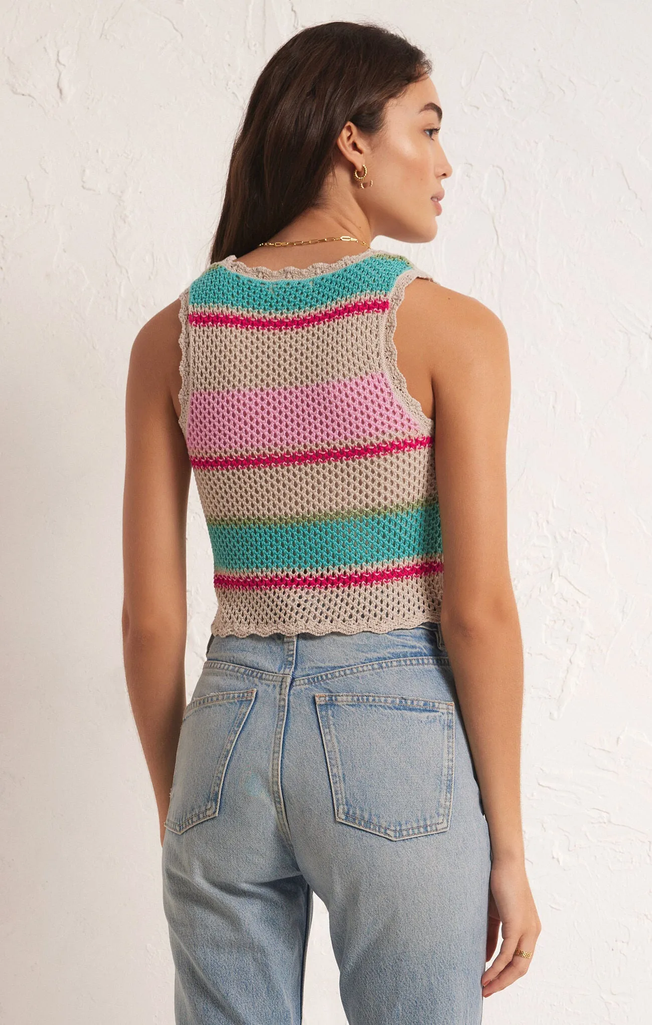 Striped Sol Tank Sweater