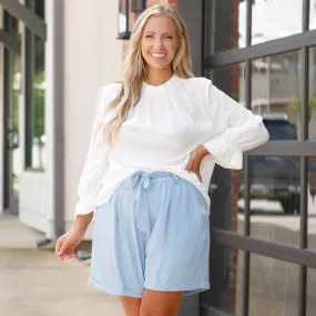 Spring Blue Love Island Shorts